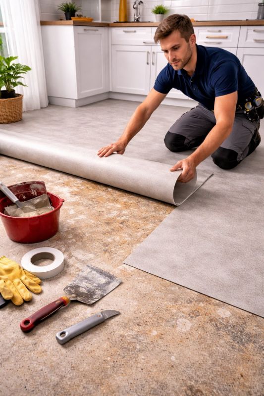 Linoleum Floor Installation in Goodyear, AZ