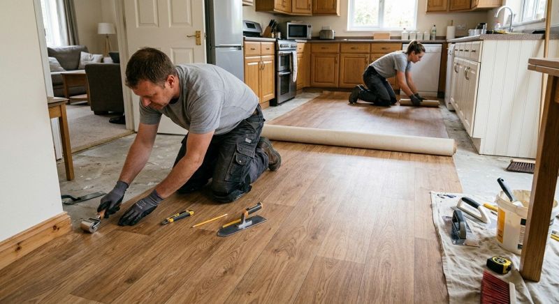 Linoleum Floor Installation in Surprise, AZ