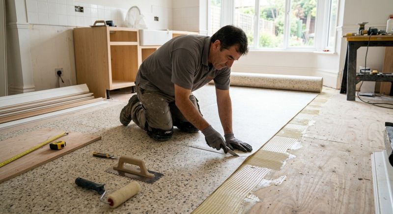 Linoleum Floor Installation in Scottsdale, AZ
