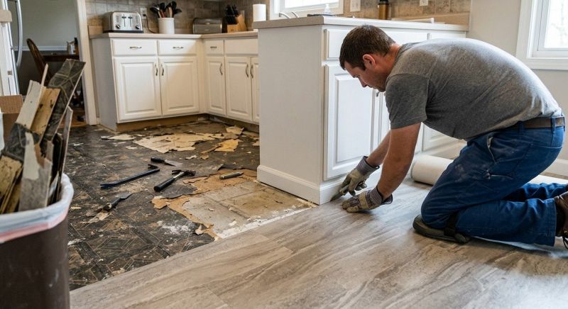 Linoleum Flooring Replacement in Surprise, AZ